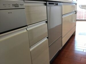 徳島キッチン取付け隊　浅型を深型食洗機に取替　施工後