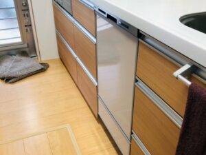 島根キッチン取付け隊 浅型を深型食洗機に取替 施工後