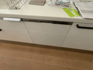 福井キッチン取付け隊　浅型を深型食洗機に取替　施工後