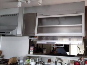 岩手キッチン取付け隊 電動昇降乾燥機の工事 施工前