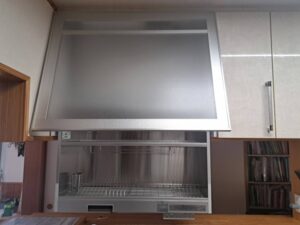山形キッチン取付け隊　電動昇降乾燥機の工事　施工後