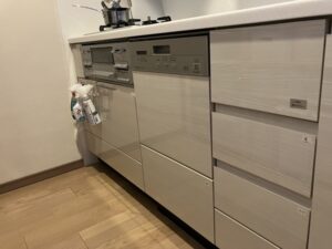 鳥取キッチン取付け隊 食洗機の取外して収納 施工前