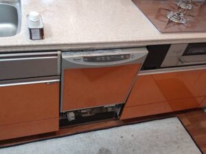 佐賀キッチン取付け隊　食洗機の取外して収納　施工前