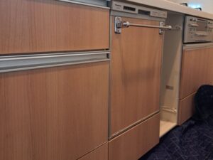 長崎キッチン取付け隊 食洗機の取外して収納 施工前