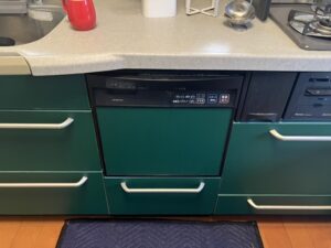 食洗機の取外して収納　施工前 