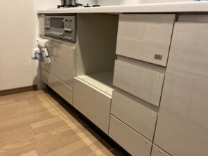 鳥取キッチン取付け隊 食洗機の取外して収納 施工後