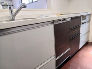 秋田キッチン取付け隊 食洗機の無理やりリフォーム 施工後