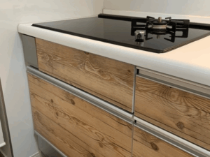 徳島キッチン取付け隊 ハイブリッドコンロに取替 施工後