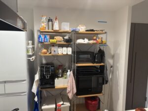 福島キッチン取付け隊 カップボードの取付け 施工前