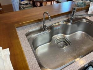 岡山キッチン取付け隊 カートリッジそのままで浄水栓の交換 施工前