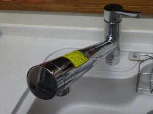 群馬キッチン取付け隊　カートリッジそのままで浄水栓の交換　施工後