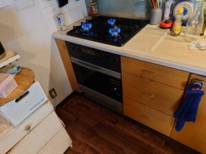 香川キッチン取付け隊　ガスオーブンの工事　施工後