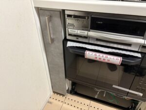岡山キッチン取付け隊 ガスオーブンを後付 施工後