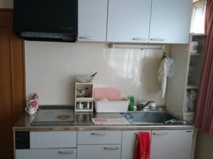 徳島キッチン取付け隊 コンパクト2口ヒーターの取替 施工前