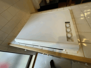 福井キッチン取付け隊 グリルなしガスコンロの工事 施工前