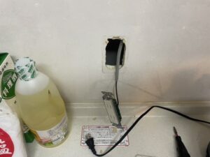 コンセントから分岐配線