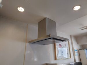 センターレンジフードの取替 施工後