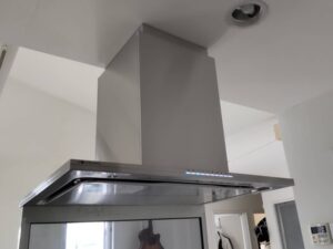 徳島キッチン取付け隊 センターレンジフードの取替 施工後