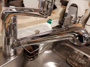 群馬キッチン取付け隊　タカギ浄水栓の工事　施工前