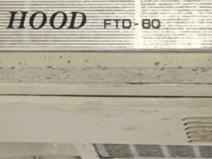 山梨キッチン取付け隊 ターボファンフードの取替 施工前