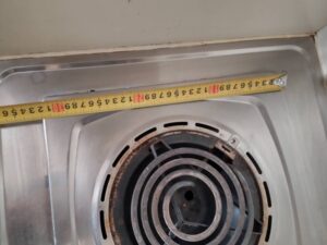 福井キッチン取付け隊 ミニキッチン用1口ヒーターの取替 施工前