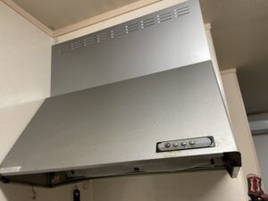 ビルトイン機器を再利用してコストダウン レンジフードを再利用