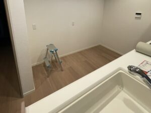 群馬キッチン取付け隊　家電収納ユニットの取付け　施工前