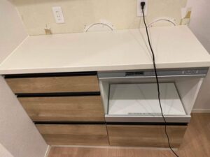 群馬キッチン取付け隊　家電収納ユニットの取付け　施工後