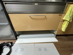 福島キッチン取付け隊 引き出しメンテナンス 施工前