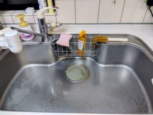 山梨キッチン取付け隊 排水トラップの交換 施工前