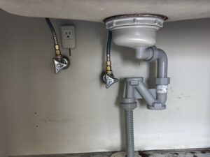 群馬キッチン取付け隊　排水トラップの交換　施工後