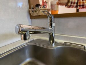 香川キッチン取付け隊　浄水器一体水栓の取替　施工後