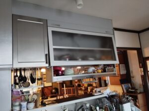 群馬キッチン取付け隊　電動昇降乾燥機の工事　施工前 