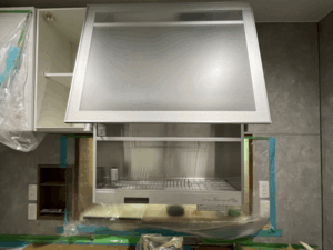 山梨キッチン取付け隊 電動昇降乾燥機の工事 施工後