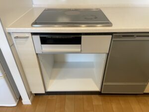 山梨キッチン取付け隊 電気オーブンの取外し 施工後
