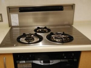 大分キッチン取付け隊 TOTO特殊コンロの工事 施工前