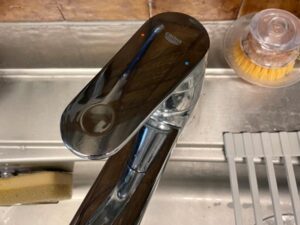 熊本キッチン取付け隊 グローエ水栓の工事 施工前
