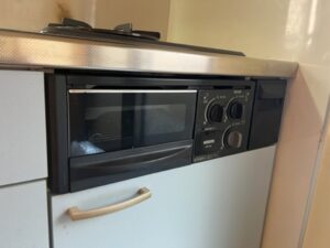 鹿児島キッチン取付け隊 コンパクト2口コンロの交換 施工前