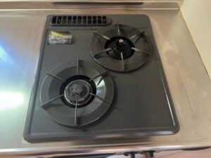 熊本キッチン取付け隊 コンパクト2口コンロの交換 施工前
