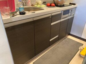 どうしてもキッチンへ食洗機がビルトインできない場合　コンパクトなキッチン