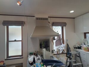 大分キッチン取付け隊 サイドレンジフードの取替 施工前