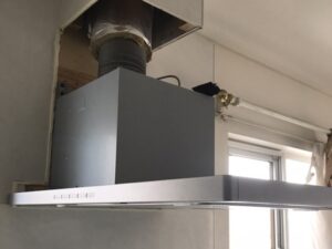鹿児島キッチン取付け隊 サイドレンジフードの取替 施工後