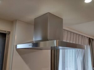 鹿児島キッチン取付け隊 センターレンジフードの取替 施工後