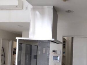 大分キッチン取付け隊 センターレンジフードの取替 施工後
