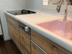 大分キッチン取付け隊 ハイブリッドコンロに取替 施工後