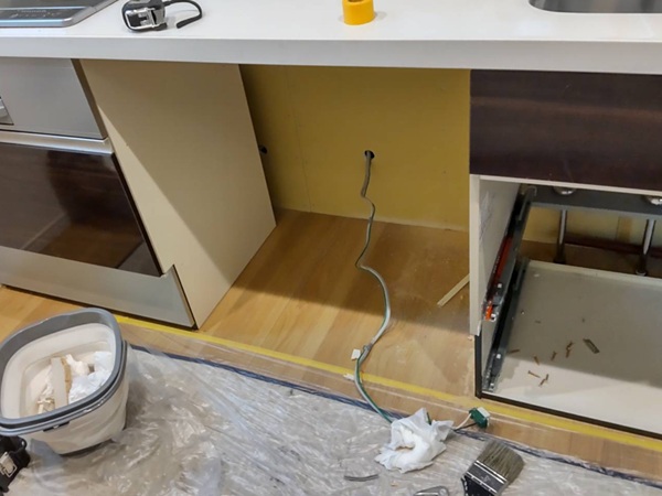 ビルトイン食器洗浄機の取り付けが得意