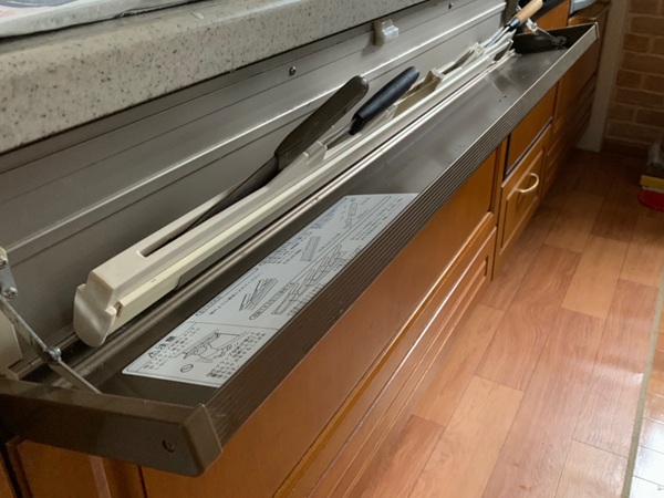 ミカド包丁フラップ収納が締まらない　ミカド包丁フラップ収納を元通りに