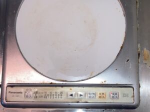 熊本キッチン取付け隊 ミニキッチン用1口ヒーターの取替 施工前