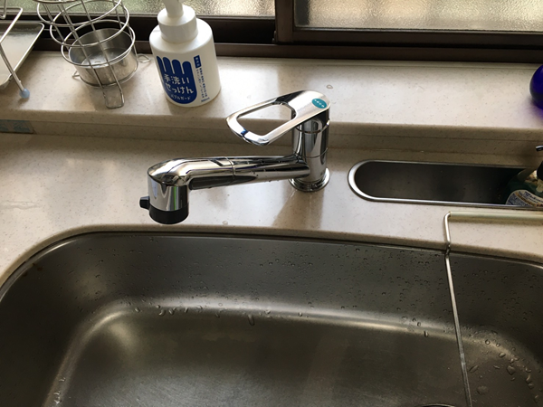 見た目を重視したい水栓なら「三栄水栓」　SANEI水栓への取替交換工事