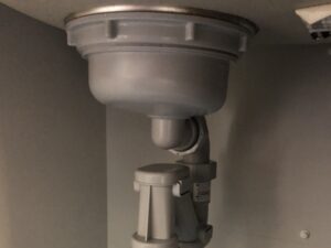 パナソニックのキッチン水栓おすすめポイント　楽々排水トラップ同時交換　施工後